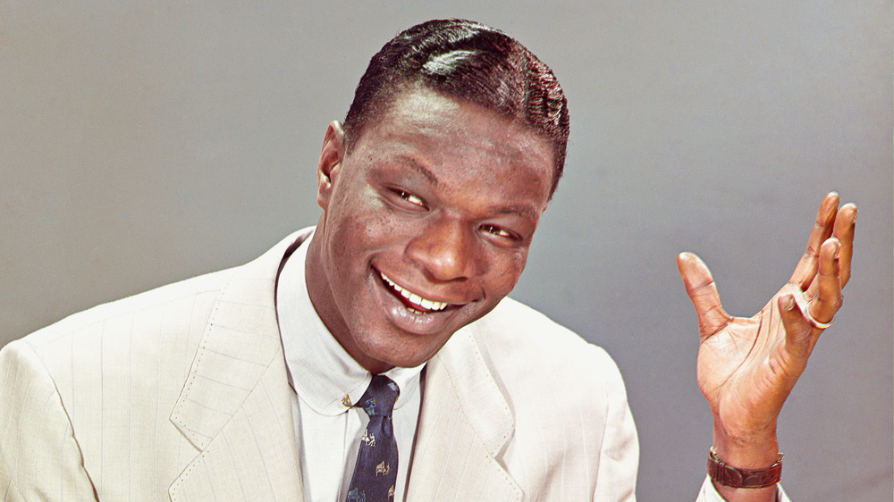 Nat King Cole smiling