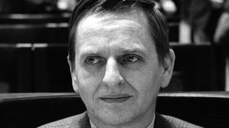 Swedish Prime Minister Olof Palme