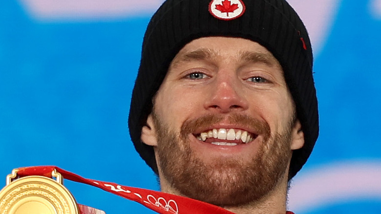 Max Parrot with gold medal