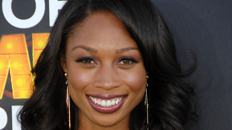 Allyson Felix smiling