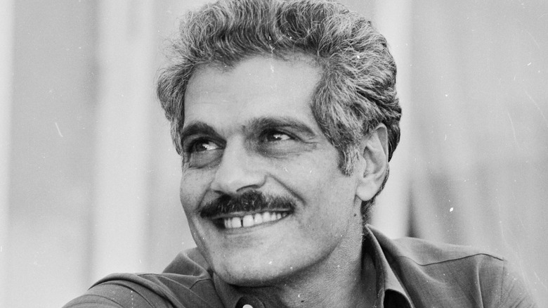 Omar Sharif close-up