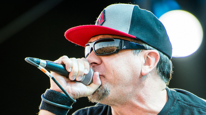 Jim Lindberg on stage in Germany