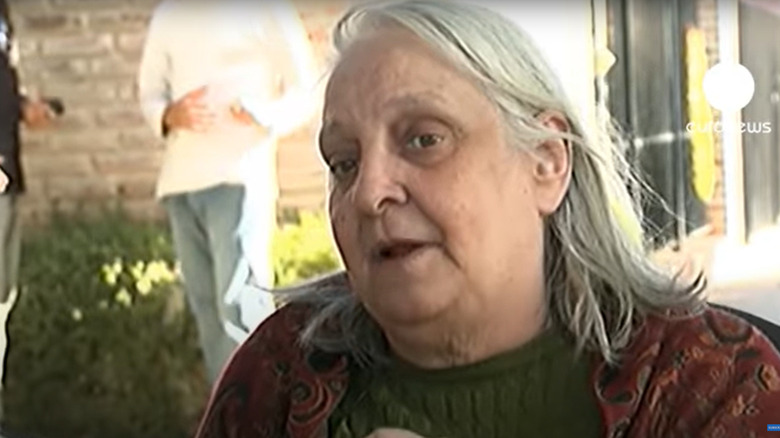 María Elena speaking in interview
