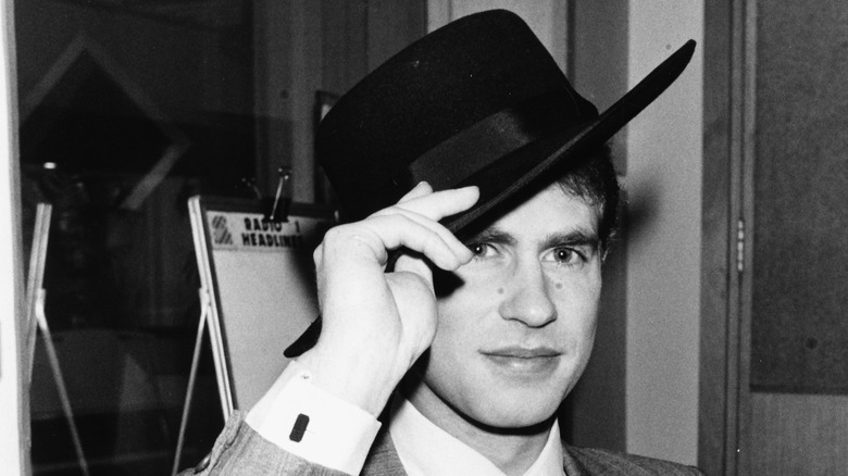 Prince Edward in hat at BBC