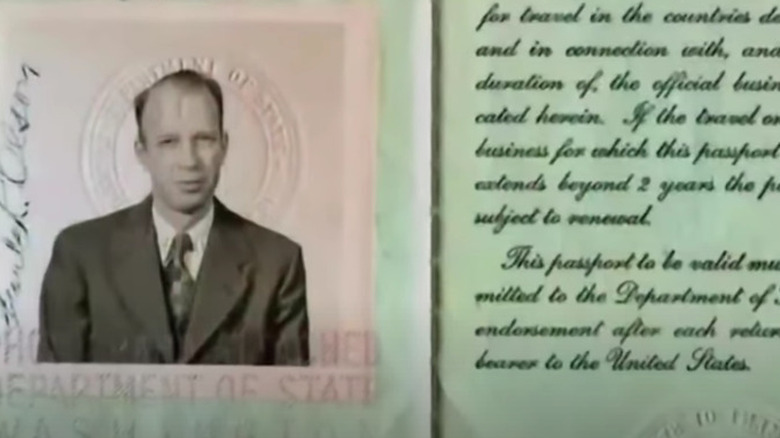 Frank Olsen passport