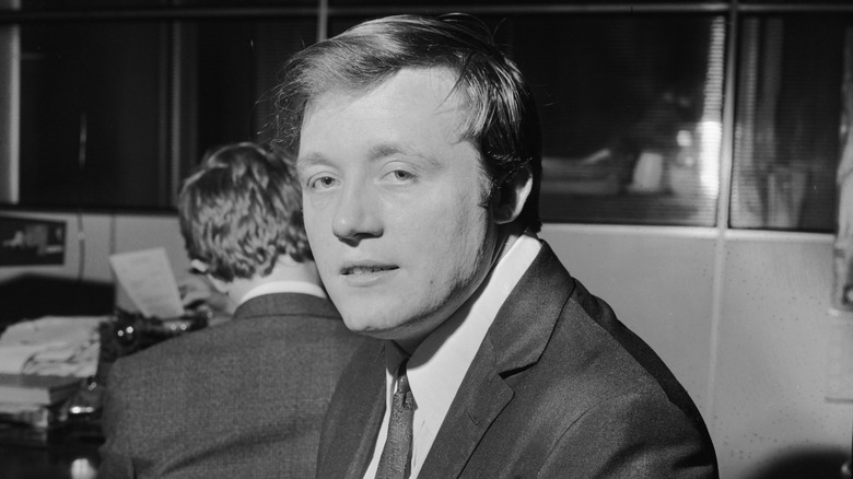 John Bindon poses for camera
