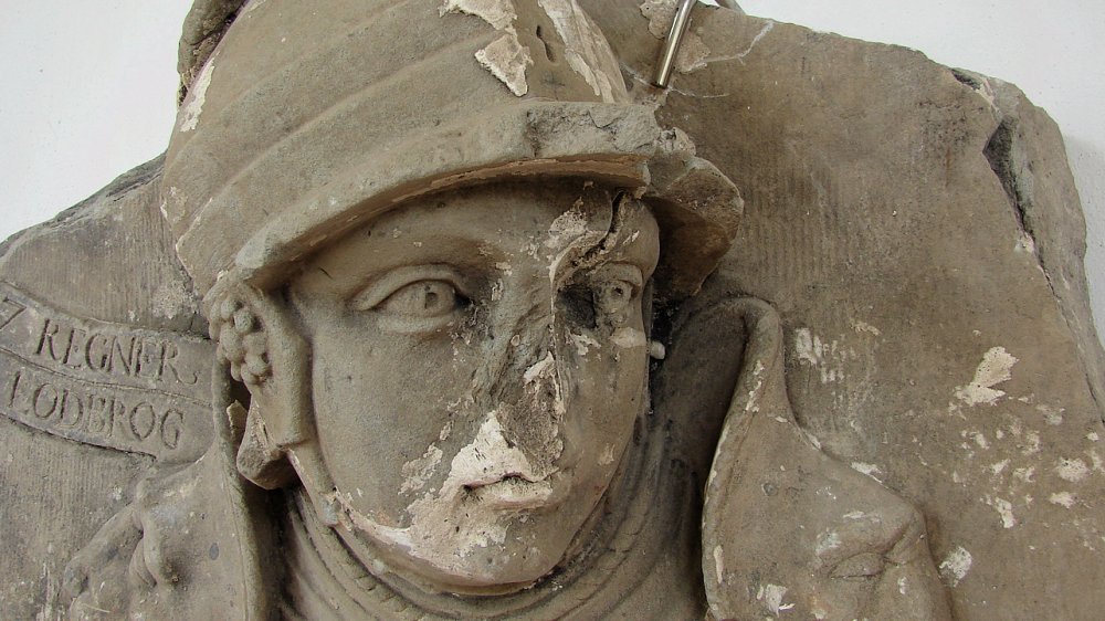 Ragnar Lodbrok relief in Frederiksborg Castle