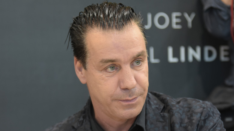 Till Lindemann staring ahead