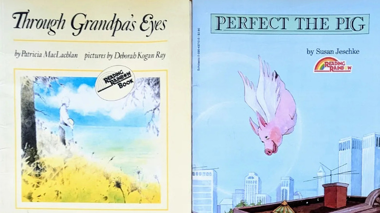 two Reading Rainbow labeled books