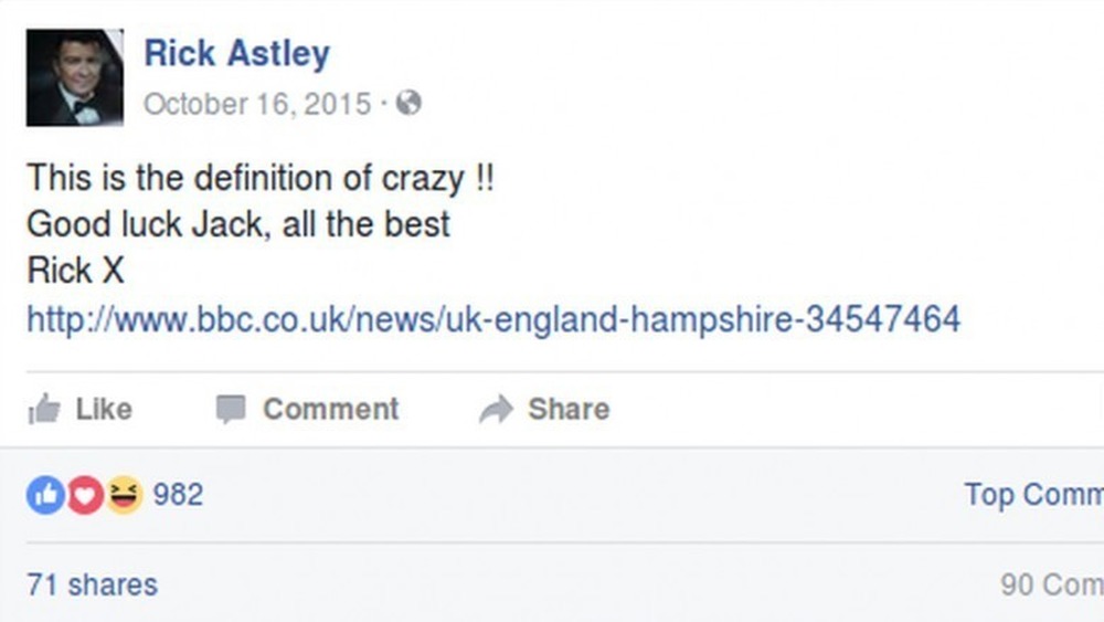 rick astley tweet jack white