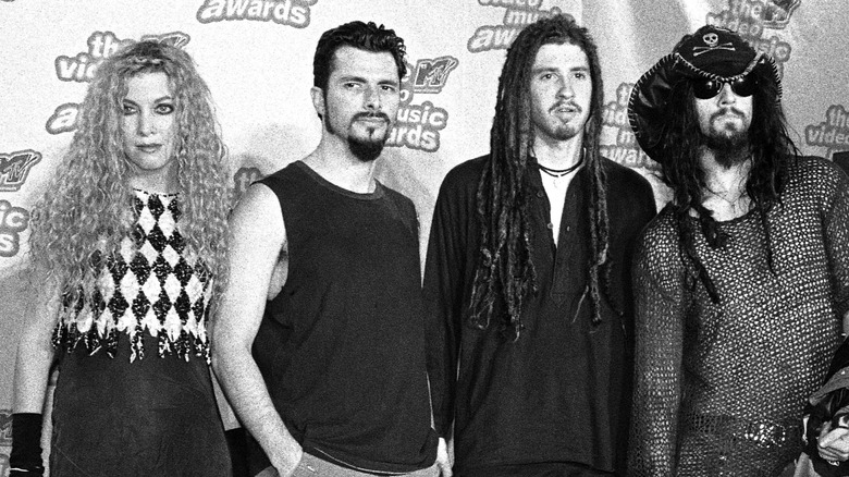 White Zombie posing