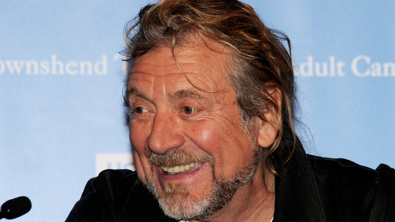 Robert Plant smiling