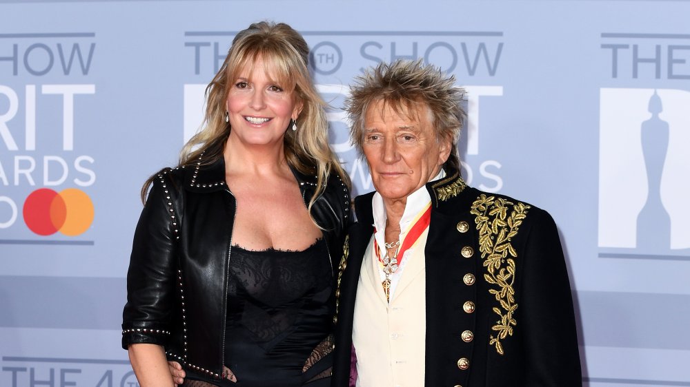 Rod Stewart and Penny Lancaster
