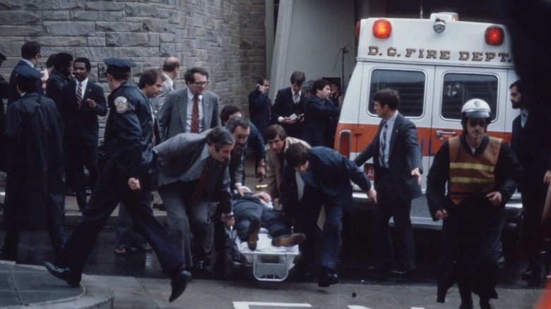The aftermath of Reagan's shooting