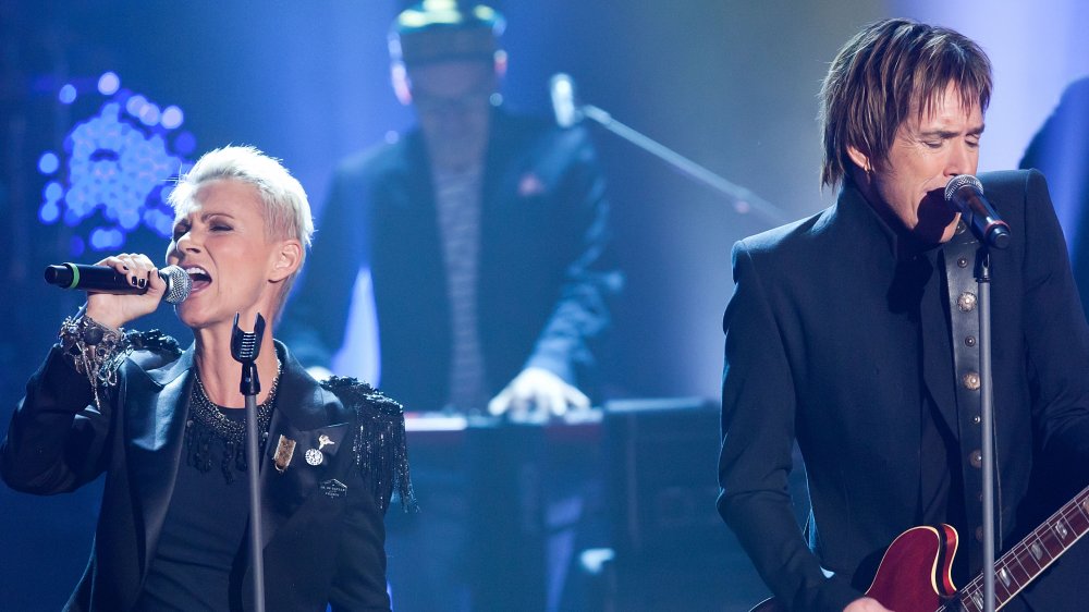 Marie Fredriksson and Per Gessle in Roxette