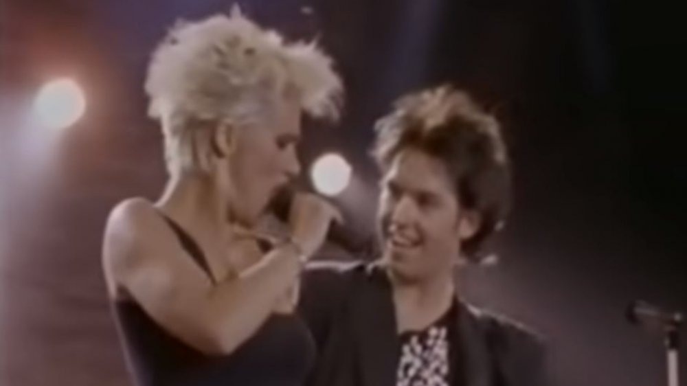 Marie Fredriksson and Per Gessle in Roxette