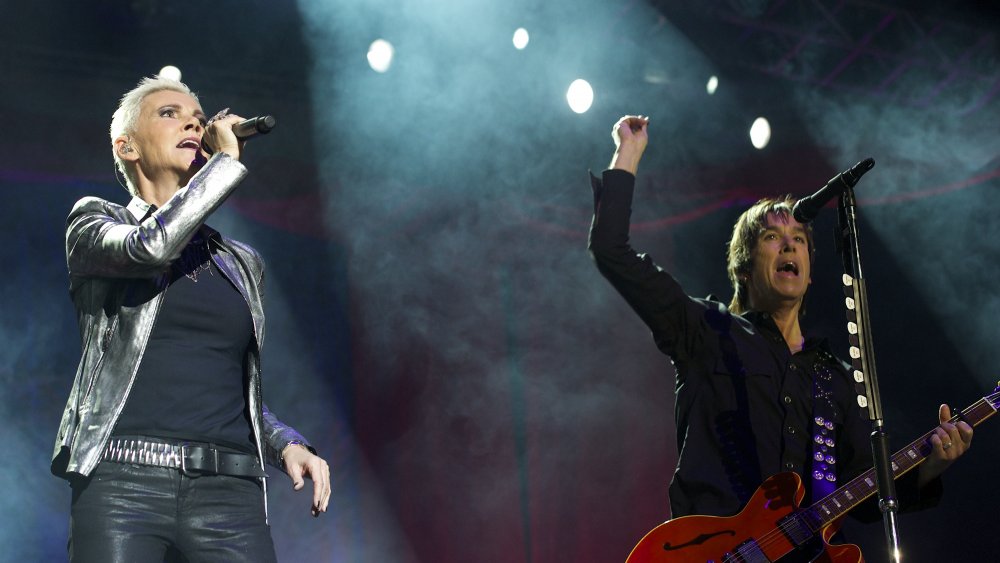 Marie Fredriksson and Per Gessle in Roxette