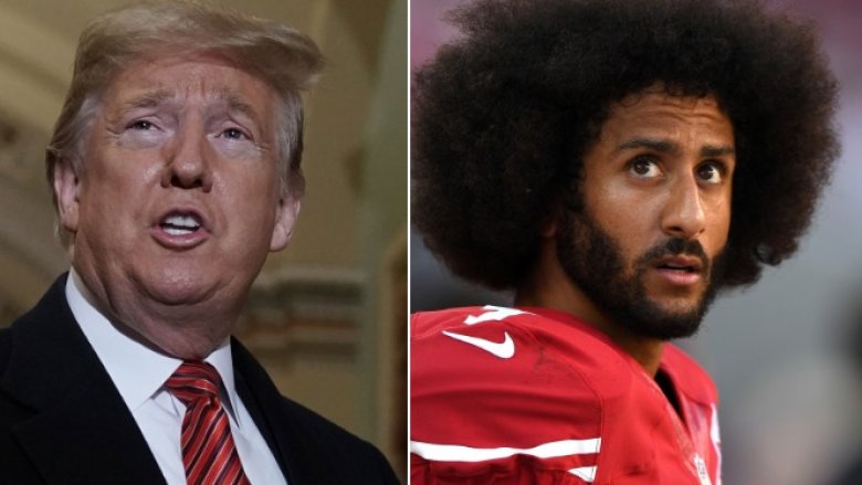 Donald Trump and Colin Kaepernick