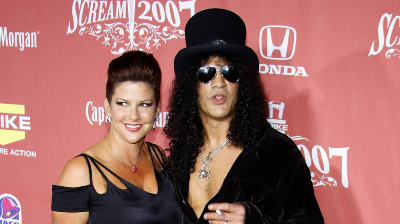 Slash and his ex-wife, Perla Ferrar