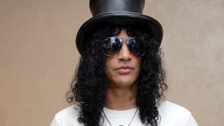 Slash close-up with hat