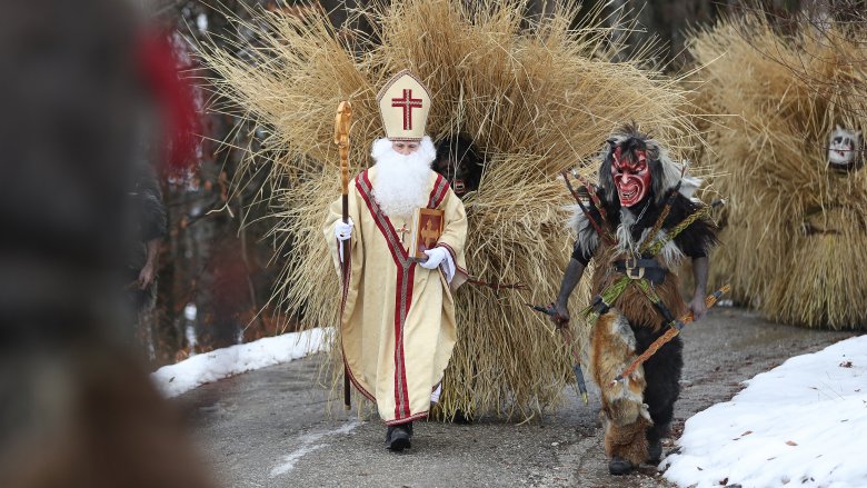 saint nicholas and krampus
