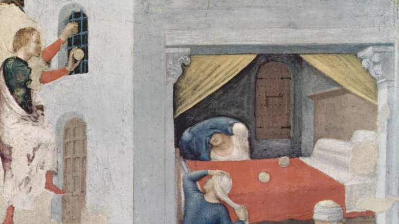 saint nicholas and the dowry for the three virgins