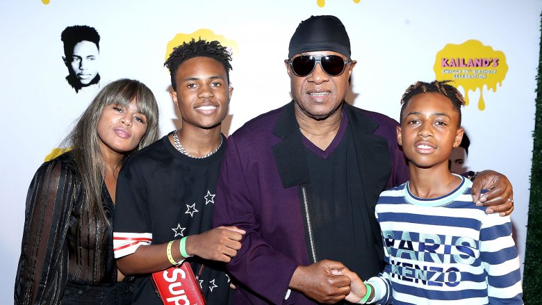 Stevie Wonder and children