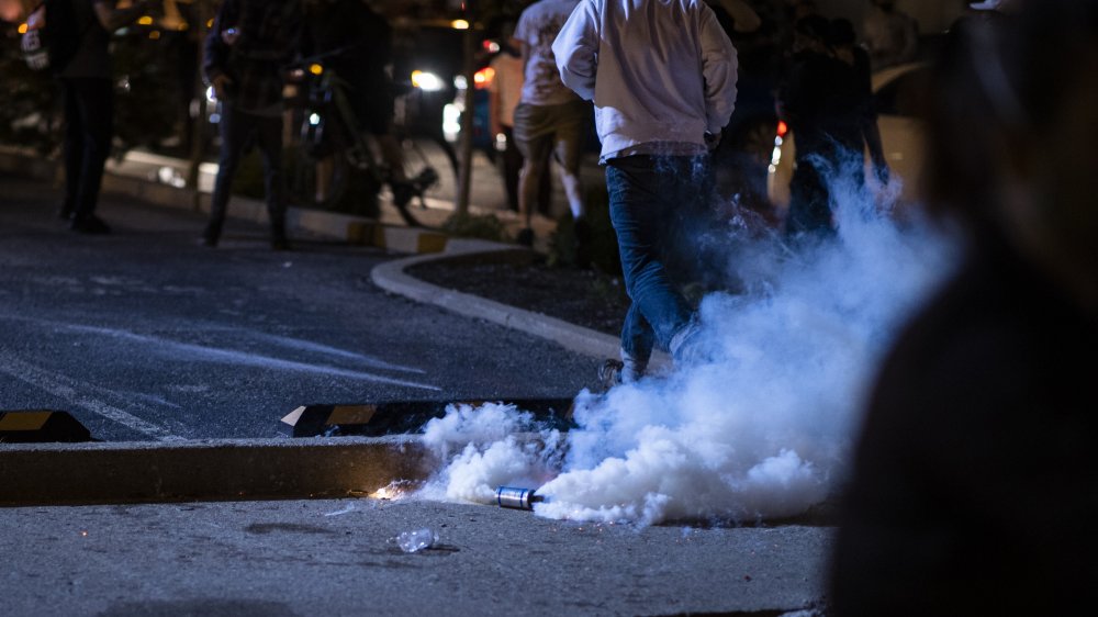 Tear gas canister