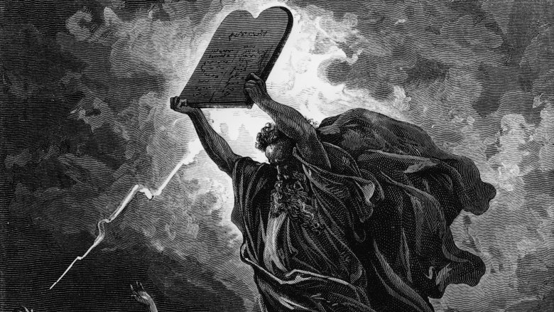 moses and the ten commandments