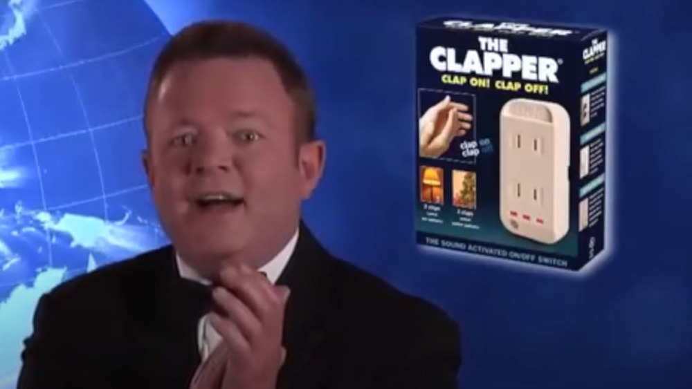 World Class Clapper Kent French advertises The Clapper