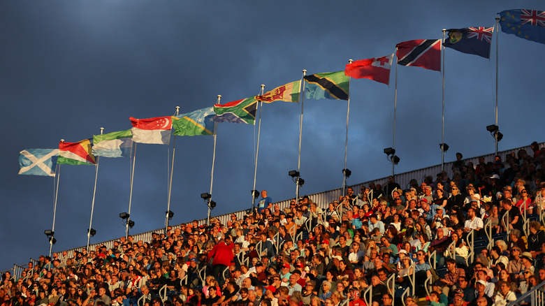 Stadium flags Commonwealth of nations