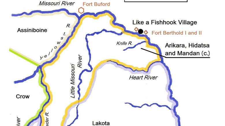 Crow/Hidatsa lands