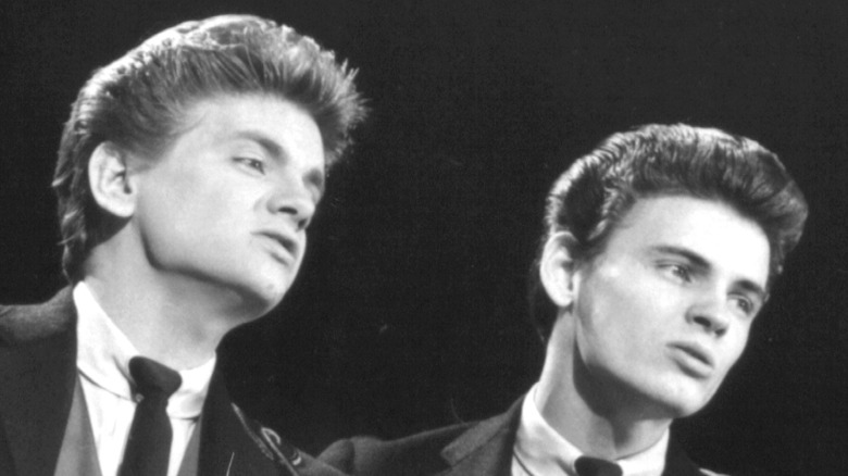 The Everly Brothers performing together