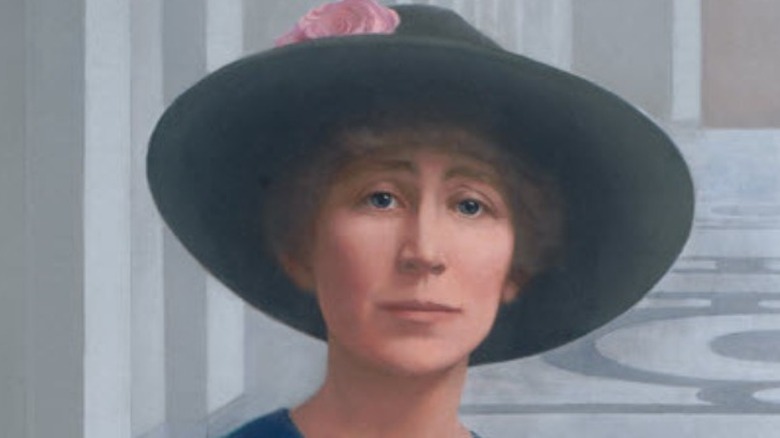 A portrait of Jeannette Rankin