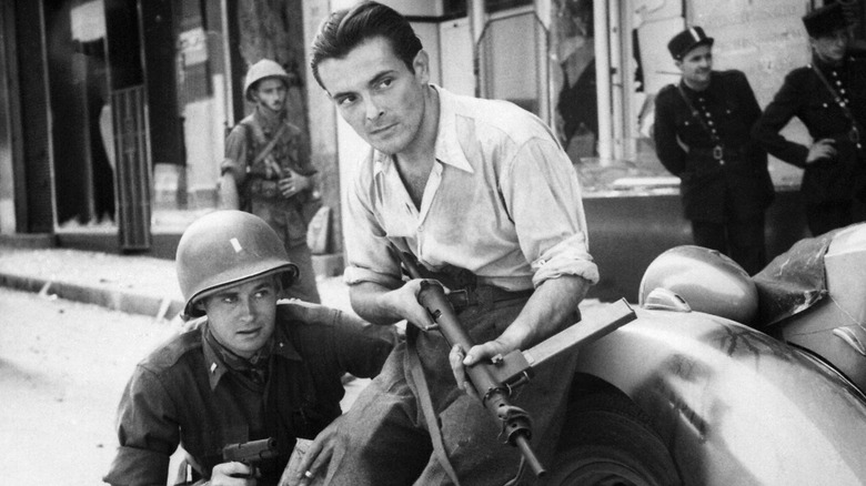 American soldier and French Resistance fighter in 1944