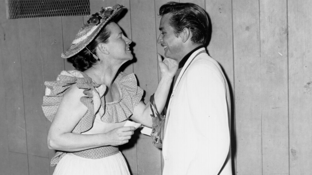 Minnie Pearl and Johnny Cash