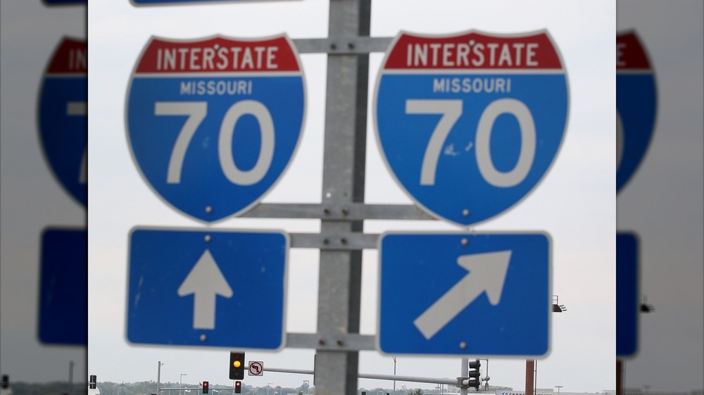 Interstate 70 Missouri signs