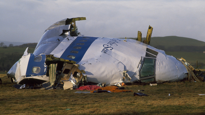 Lockerbie wreckage