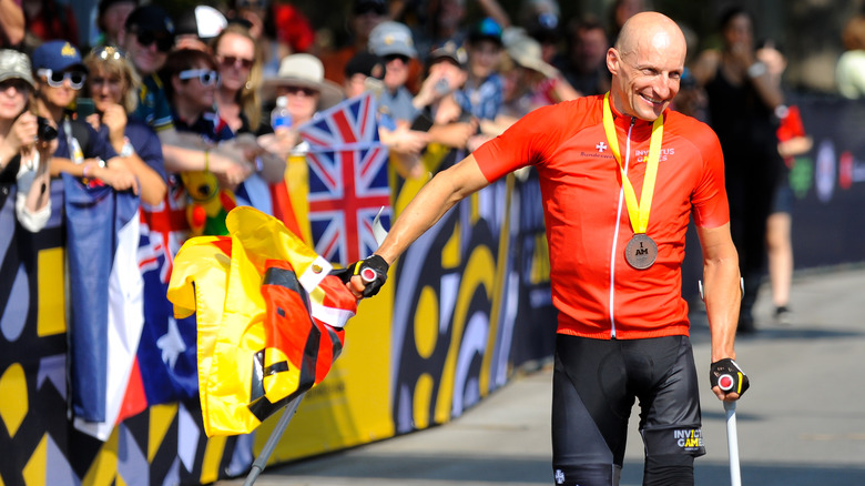 German medalist at Invictus Games