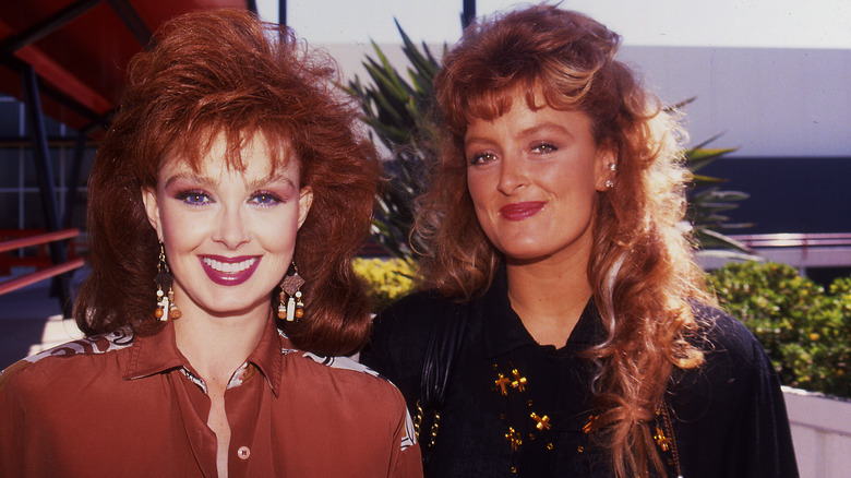 The Judds smiling plants background