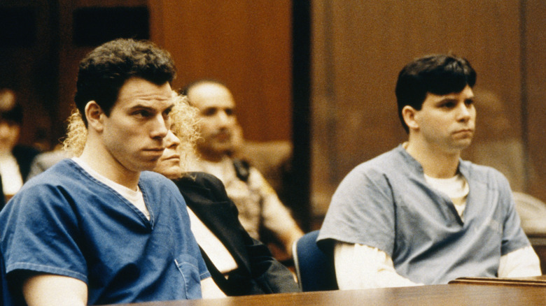 Erik and Lyle Menendez sat in prison clothes in court