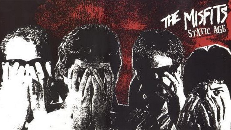 Misfits album art with hands over faces