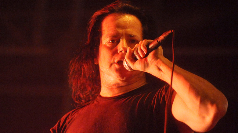Glenn Danzing singing on stage in 2014