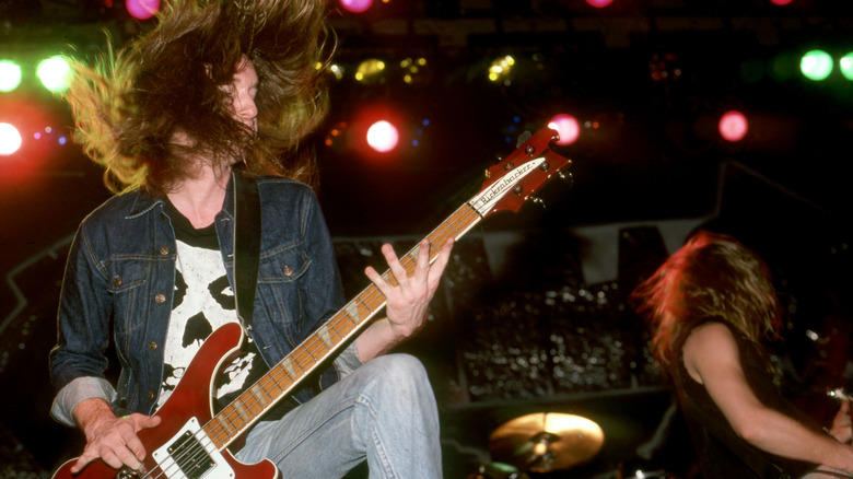 Cliff Burton wearing a Misfits T-shirt