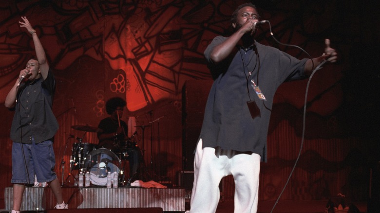 The Roots performing