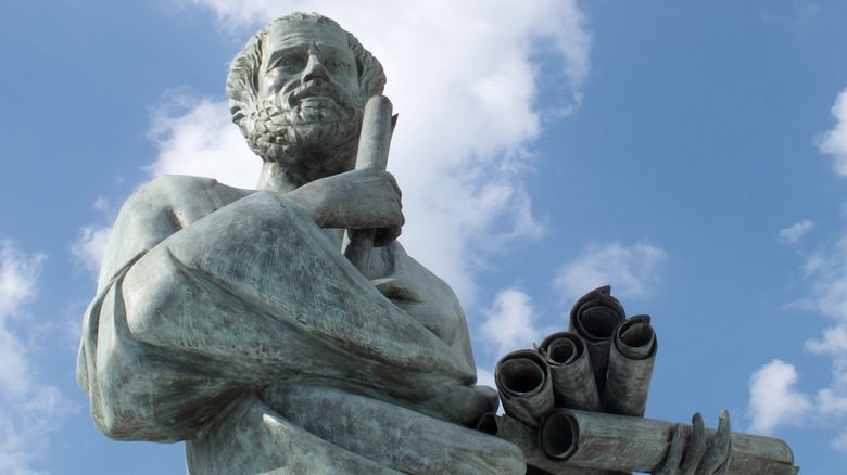 Aristotle Statue 