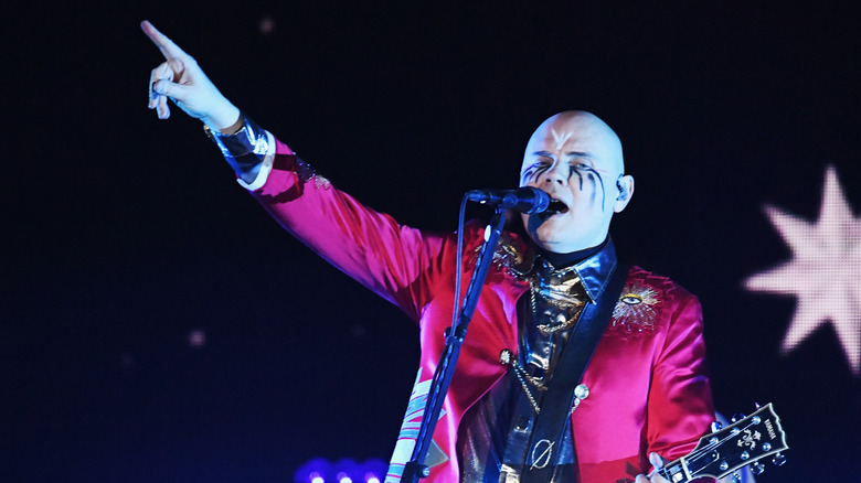 Billy Corgan pointing