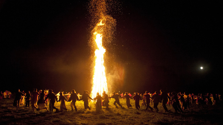 bonfire on St. John's Eve