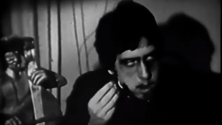 Young Tim Burton in of his early films