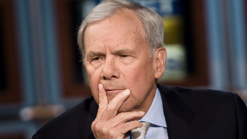 Tom Brokaw thinking